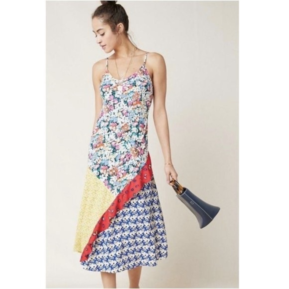 Anthropologie 52 Conversations Colloquial Bias Dress
